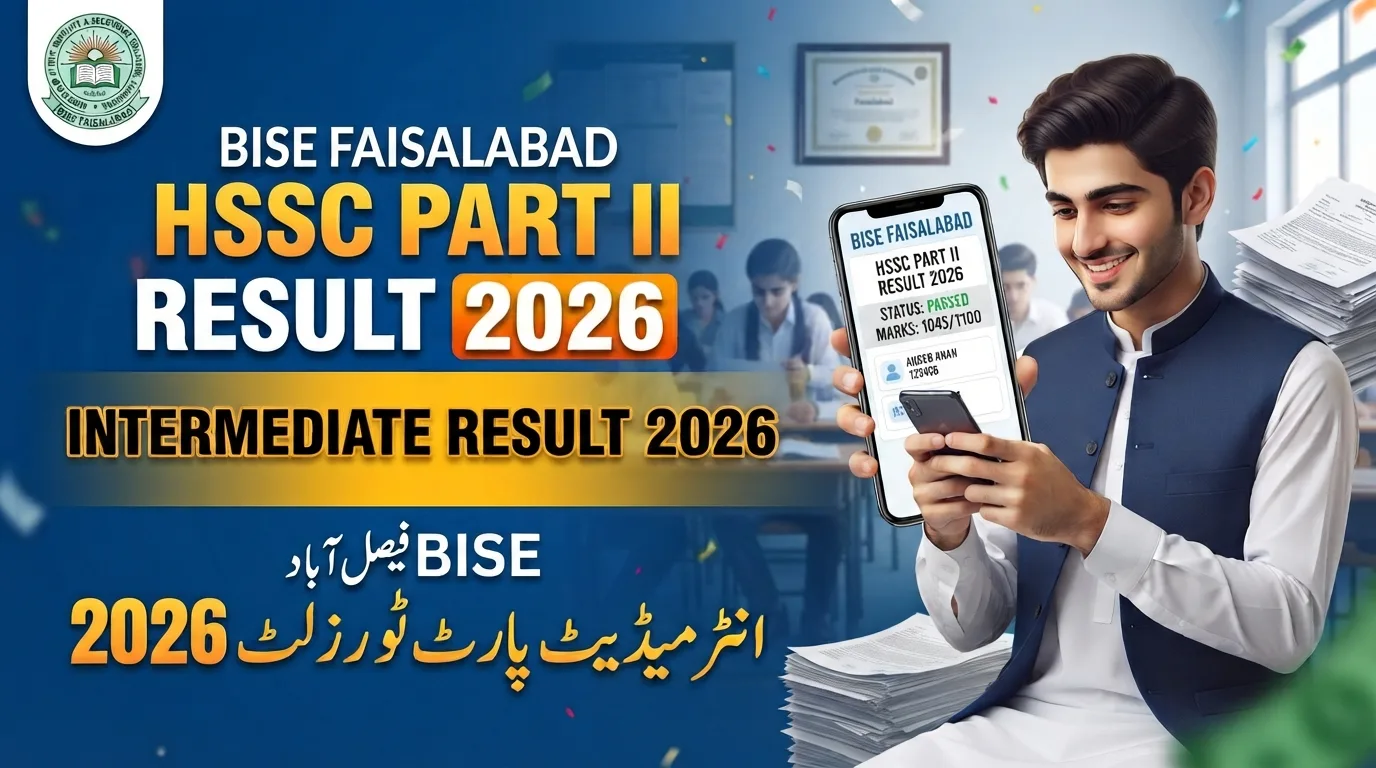 BISE Faisalabad HSSC Part II Result 2026